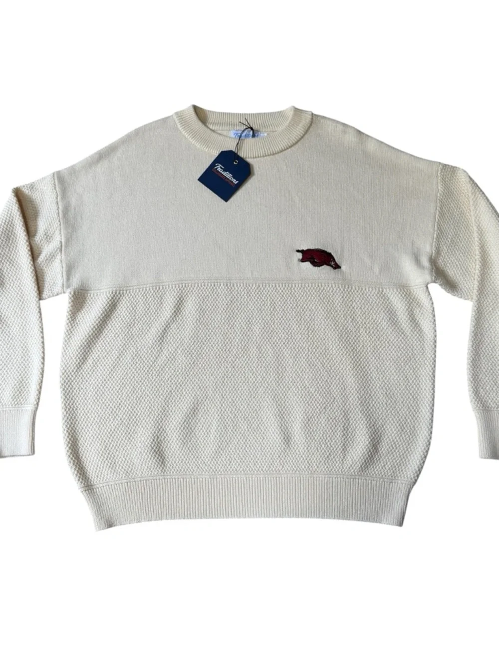 Arkansas Razorbacks Knit Crewneck Sweater - Size XXL - NWT